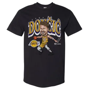 Luka Doncic Los Angeles Lakers Cartoon WHT