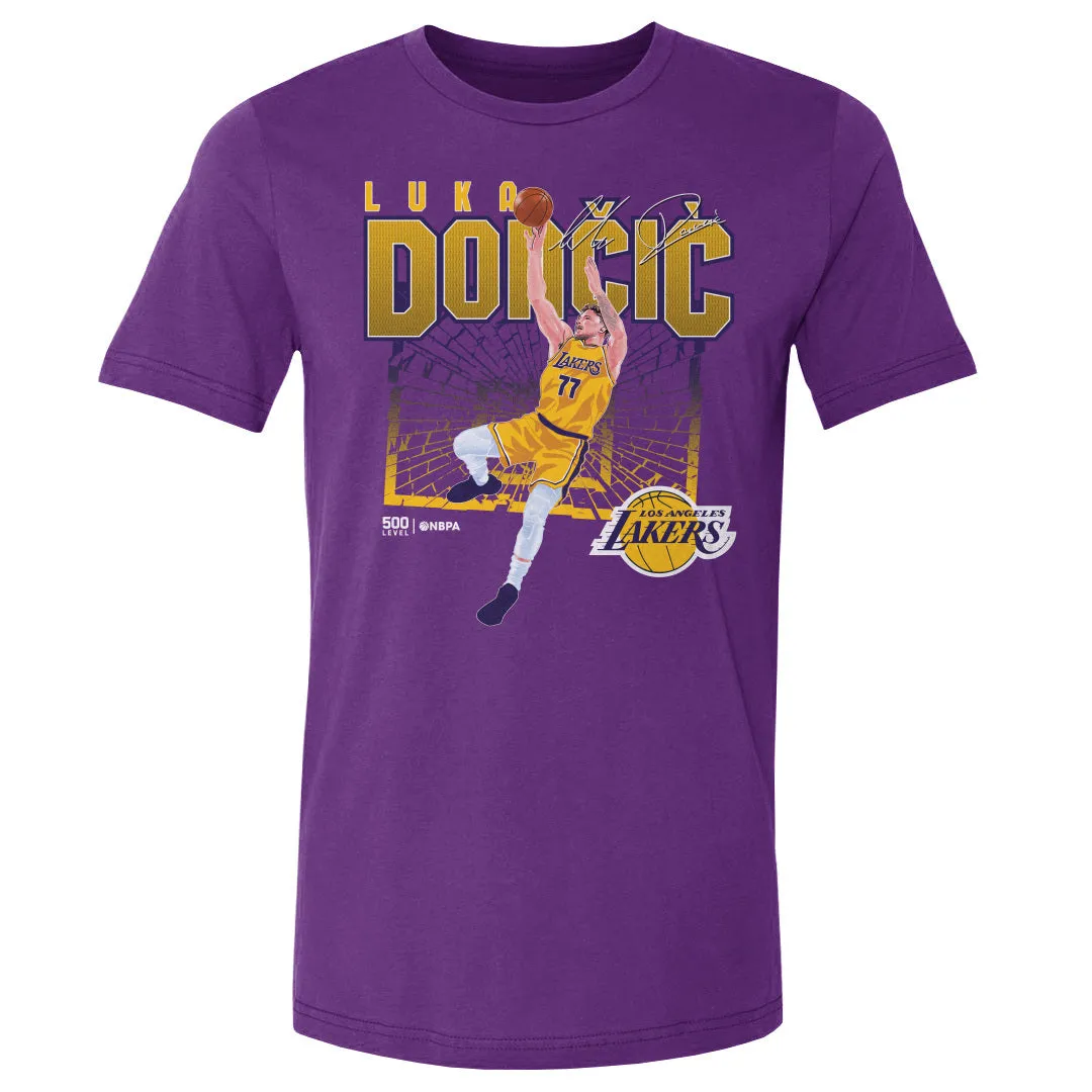 Luka Doncic Los Angeles Lakers Shattered WHT