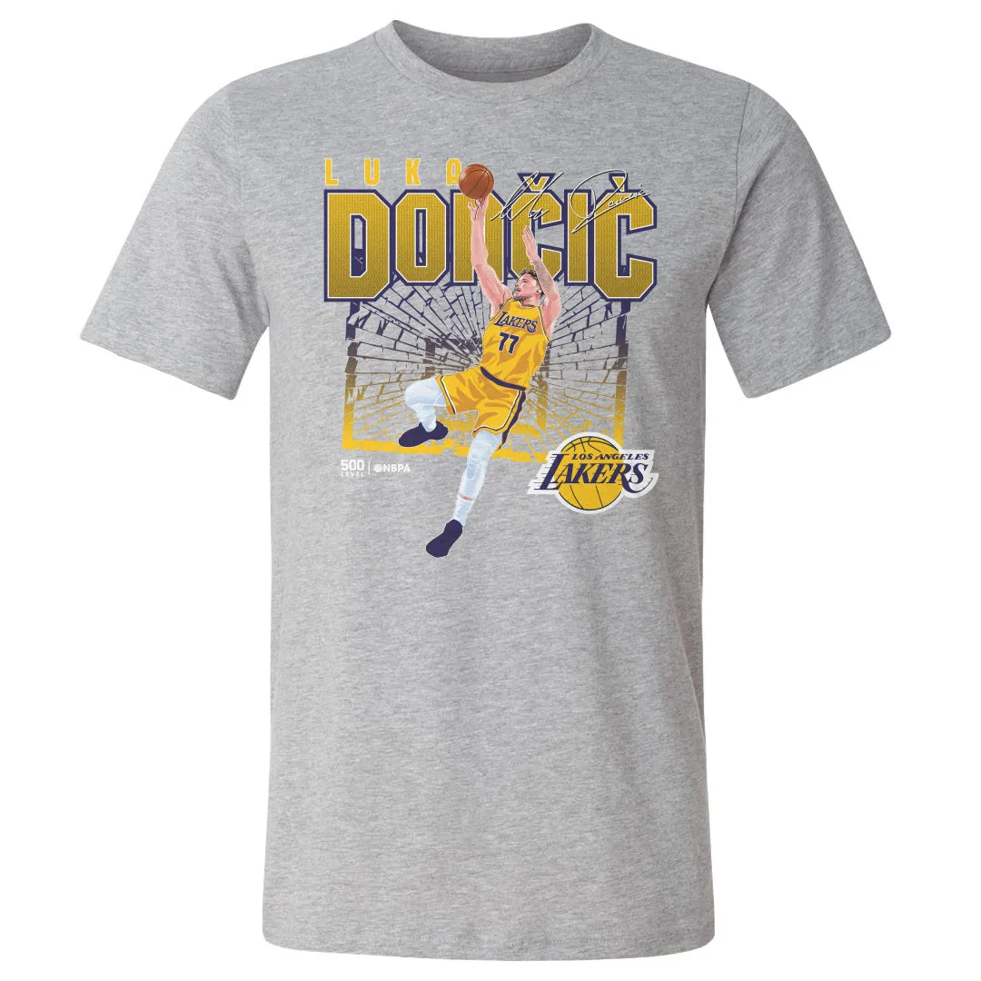 Luka Doncic Los Angeles Lakers Shattered WHT