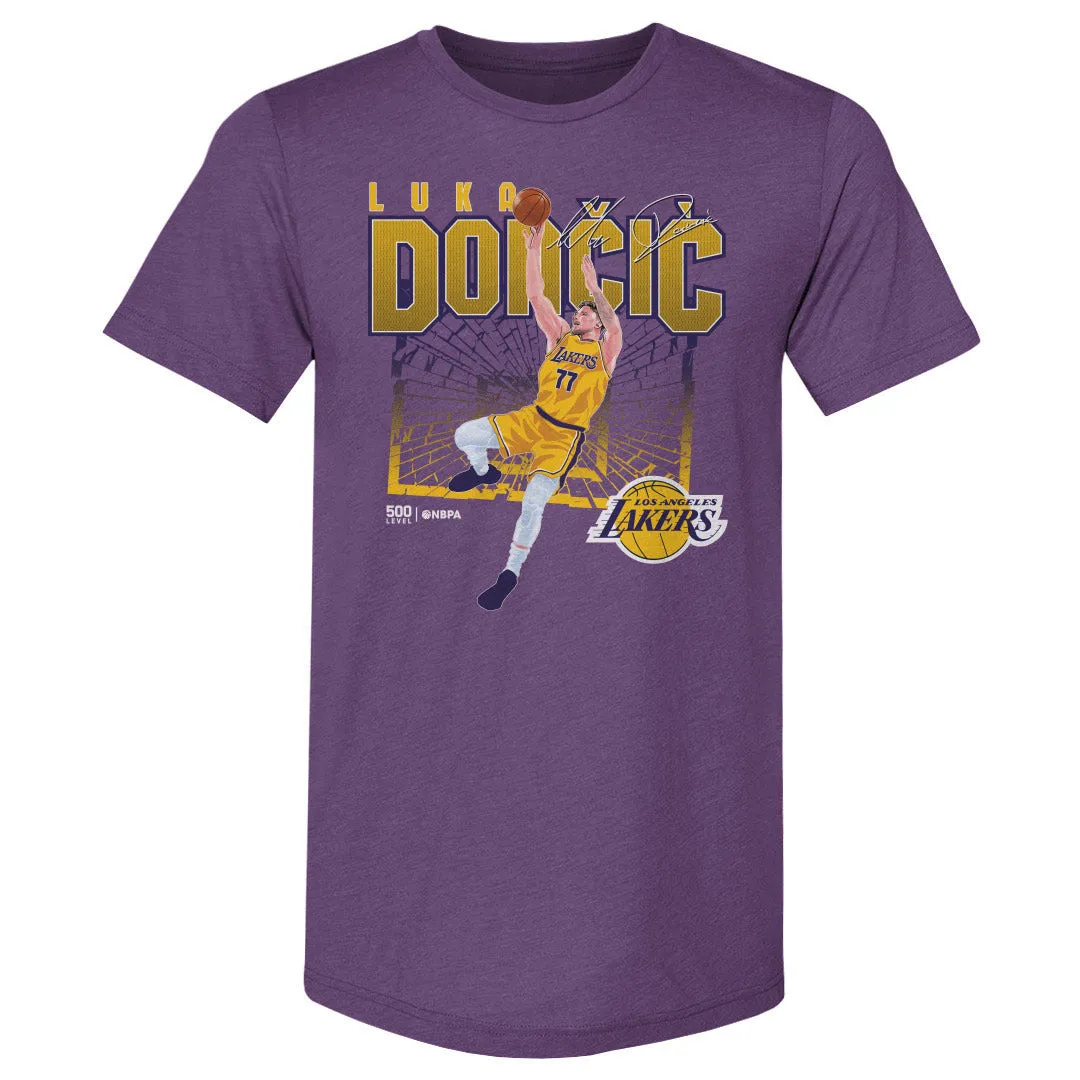 Luka Doncic Los Angeles Lakers Shattered WHT