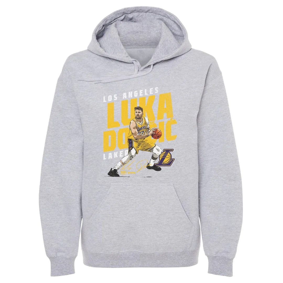 Luka Doncic Los Angeles Lakers Slant WHT