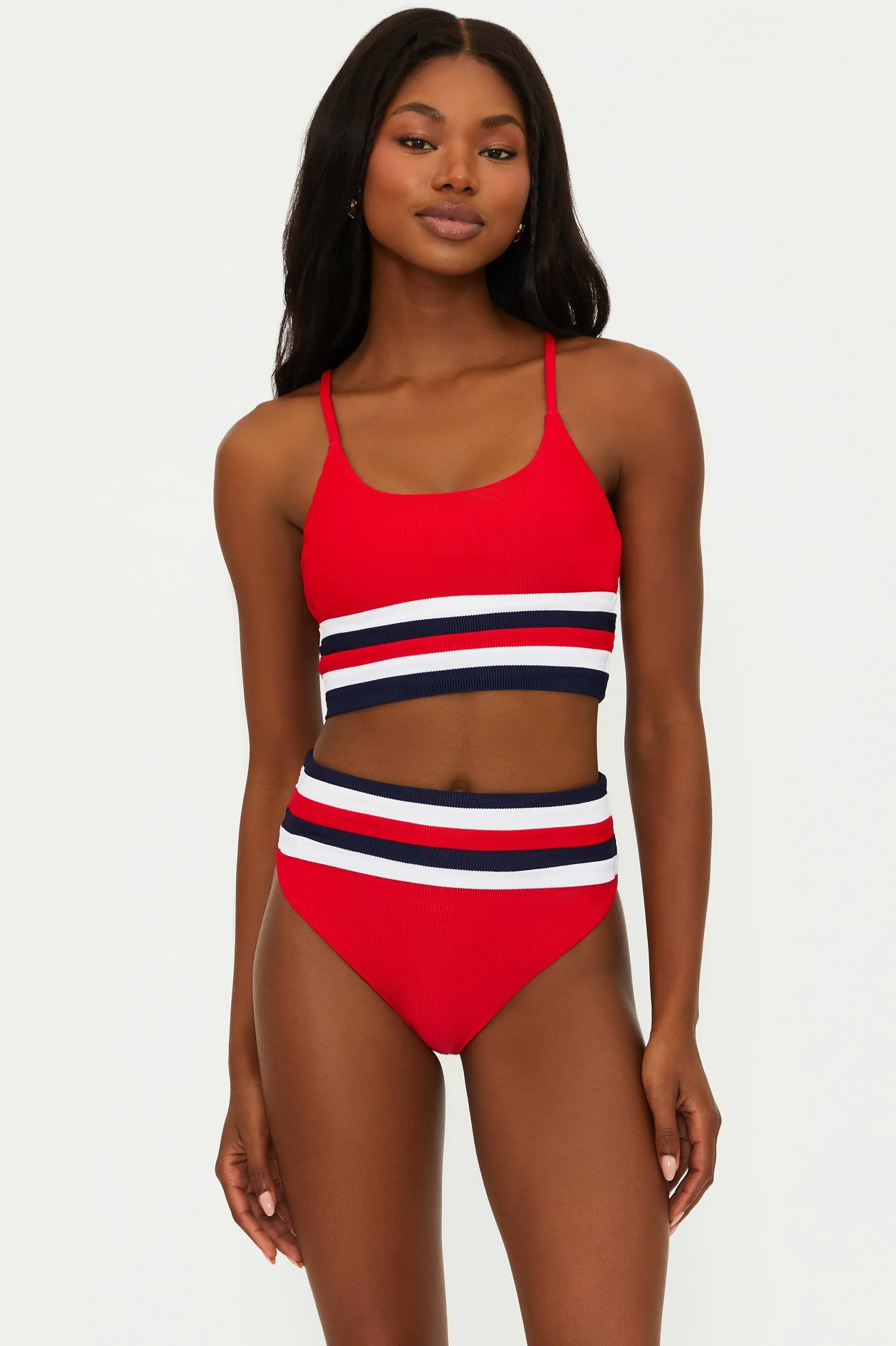 Millie Bottom American Colorblock Beach Riot