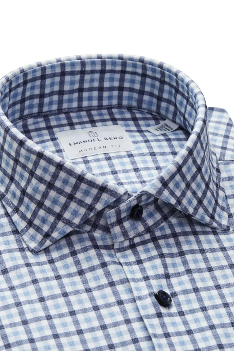 Modern 4-Flex Plaid Shirt