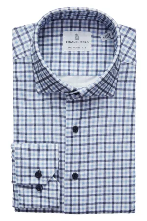 Modern 4-Flex Plaid Shirt