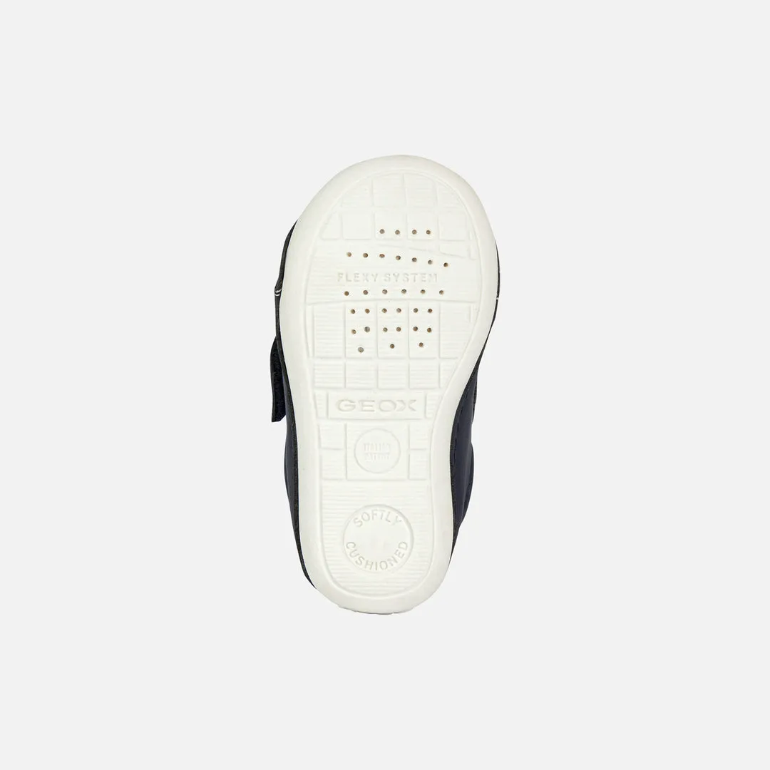 Navy Tutim Puppy Velcro Shoes