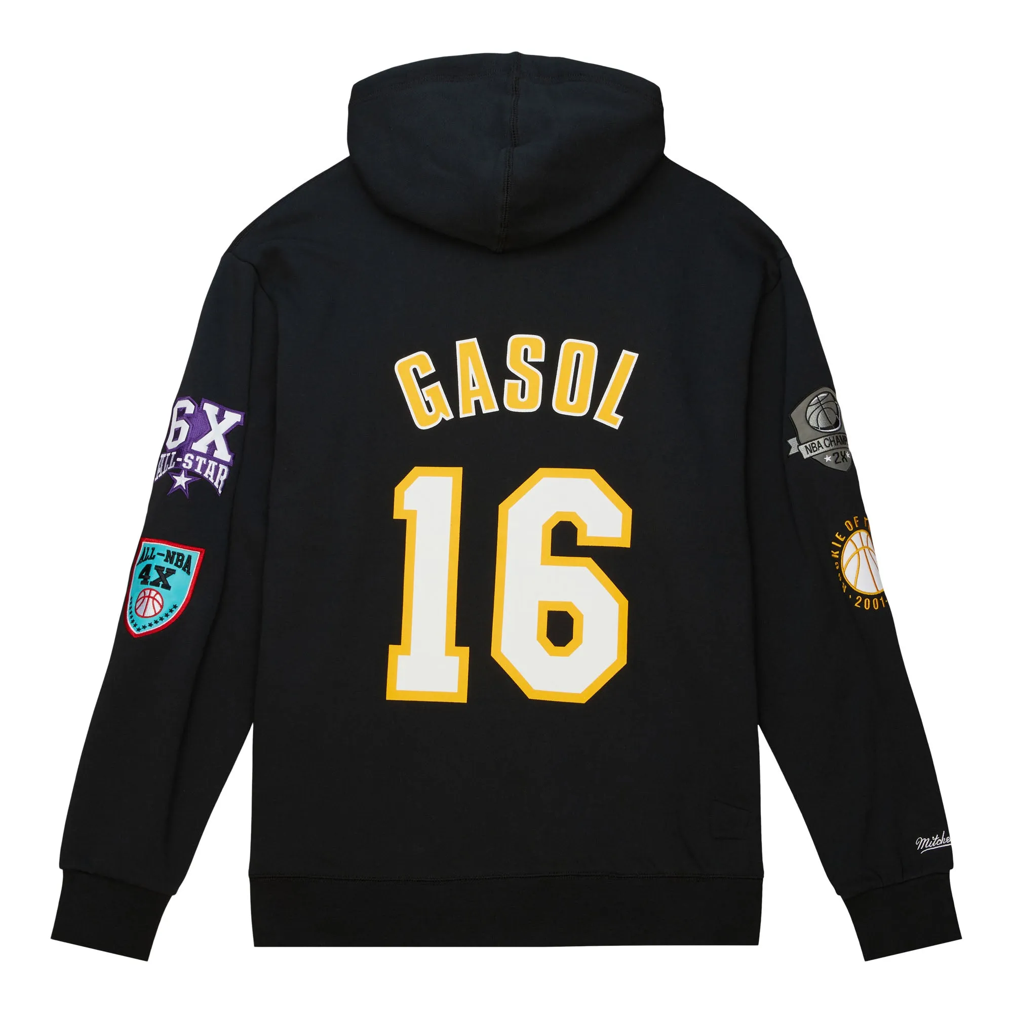 NBA HOF Fleece Hoodie Lakers Pau Gasol
