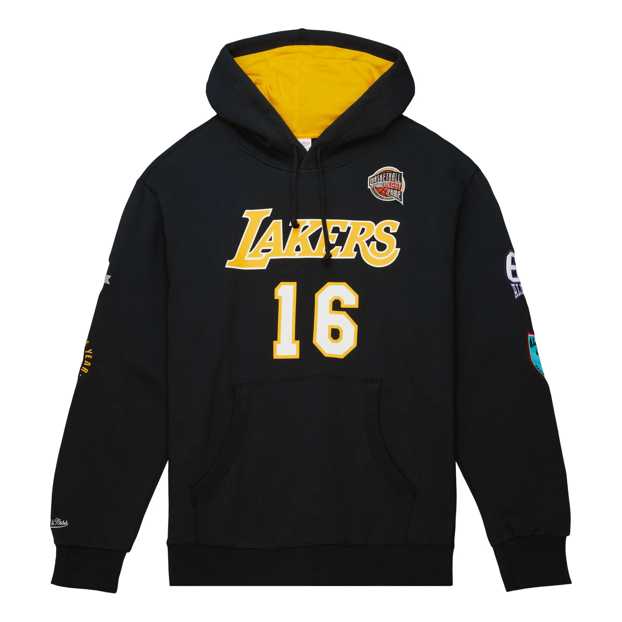 NBA HOF Fleece Hoodie Lakers Pau Gasol