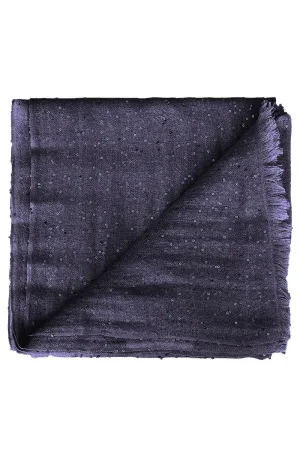 Pailette Scarf - Navy
