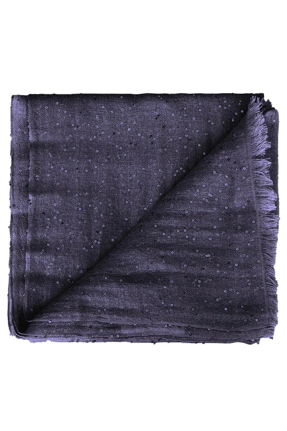 Pailette Scarf - Navy