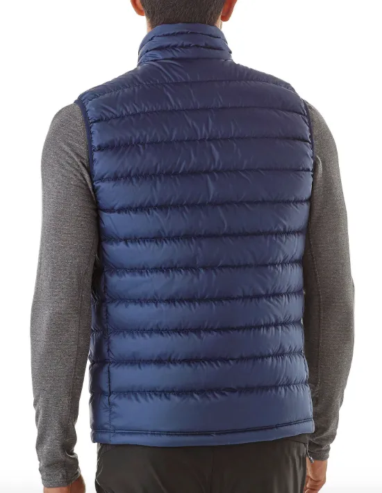 Patagonia Men's Down Sweater Vest - Navy Blue