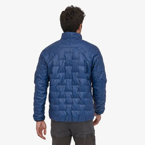 Patagonia Men's Men's Micro Puff Jacket - Superior Blue w/Ink Black