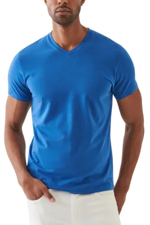 Pima Cotton Stretch V-Neck