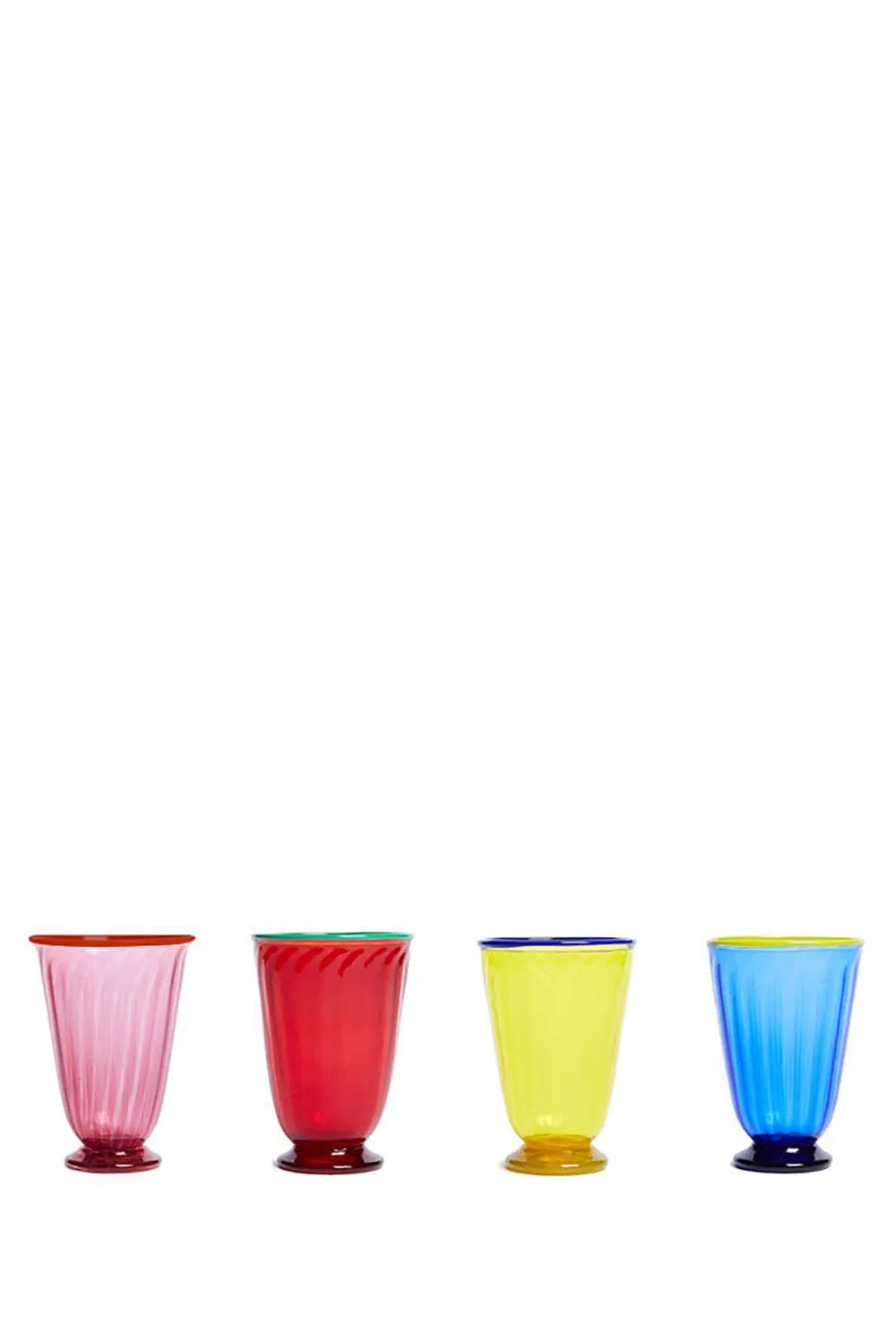 Rainbow Glasses Set Of 4