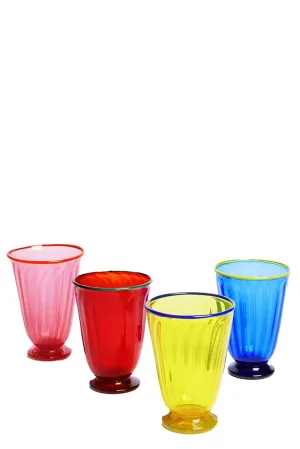 Rainbow Glasses Set Of 4
