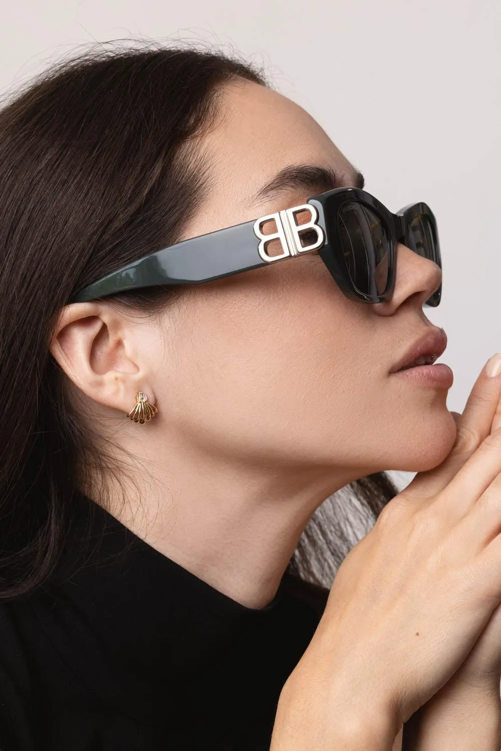 Rectangle Logo Sunglasses