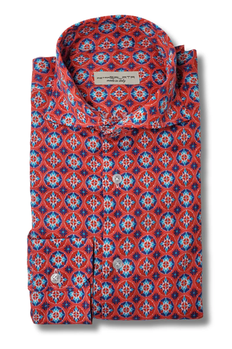 Red Medallion Sport Shirt
