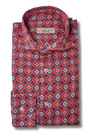 Red Medallion Sport Shirt