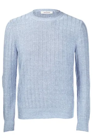 Ribbed 2-Ply Crewneck