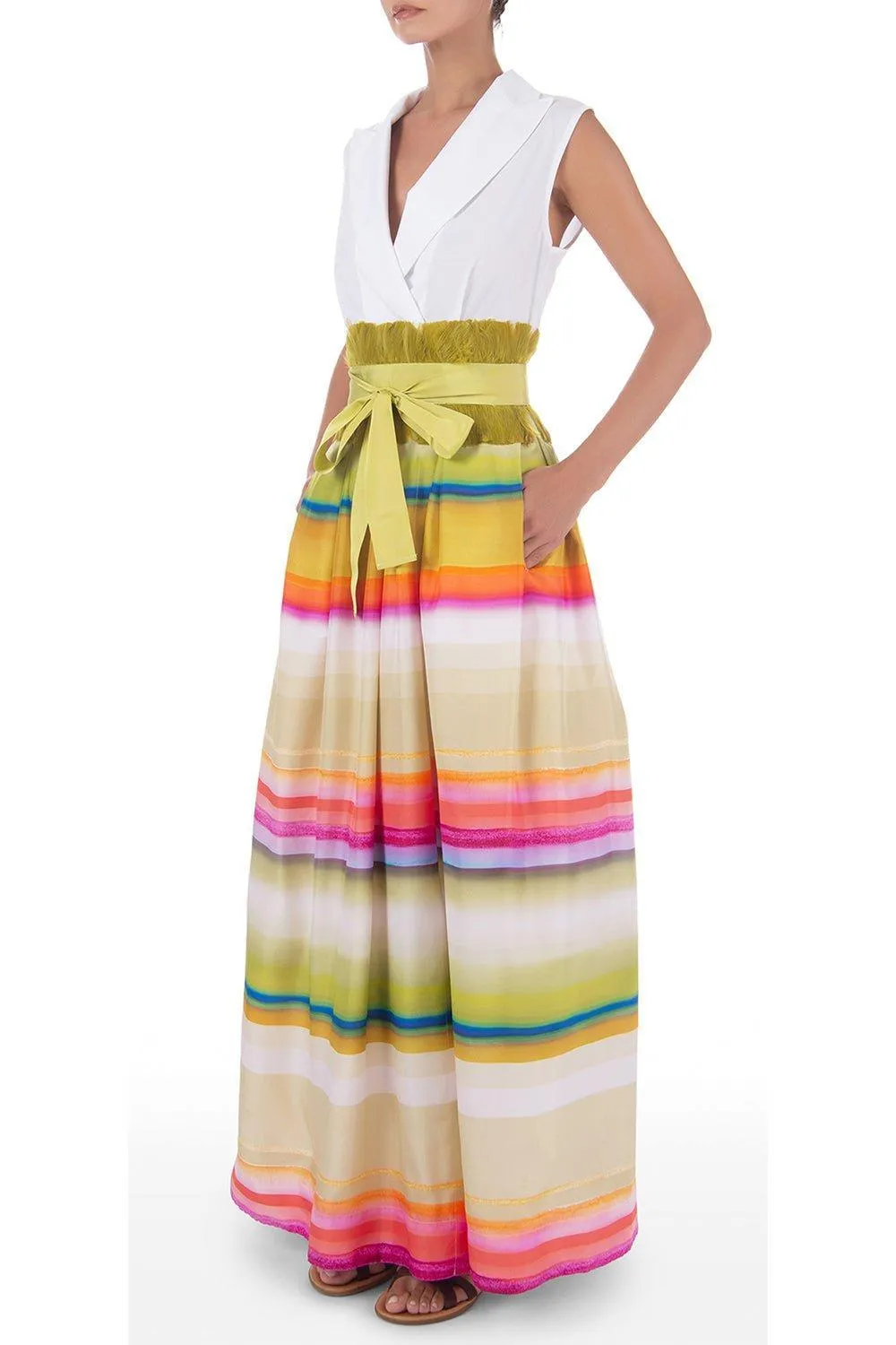 Ribbon Belt - Lime