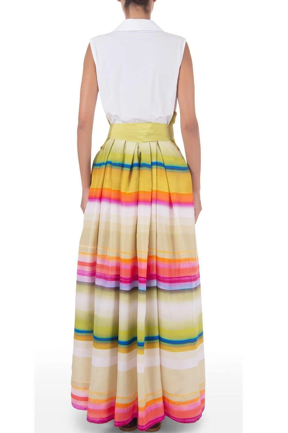 Ribbon Belt - Lime