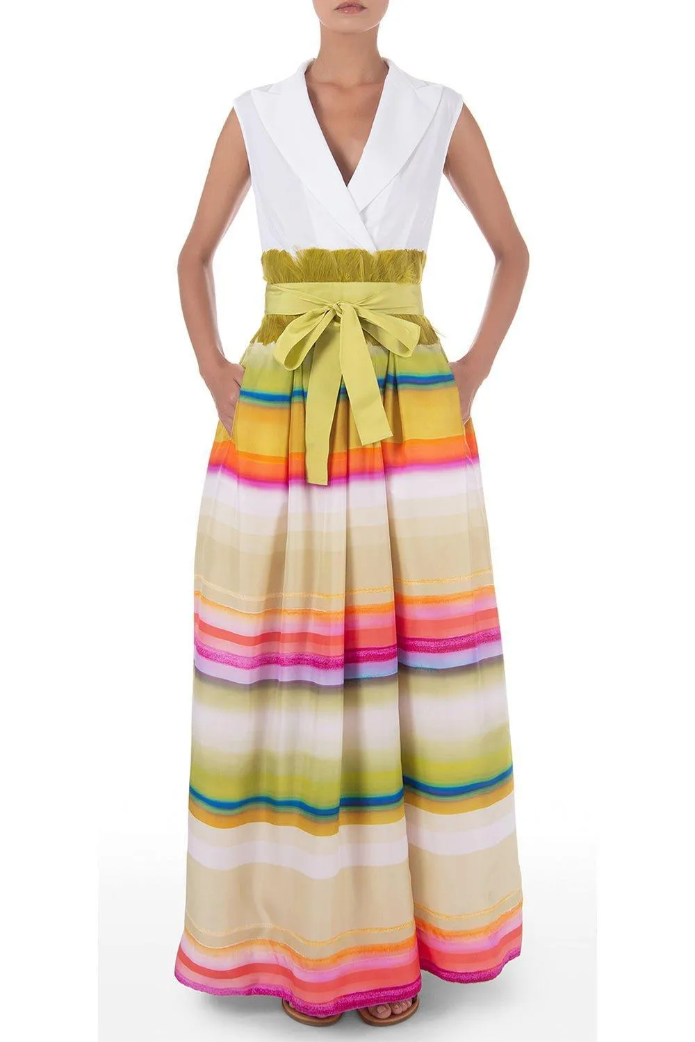 Ribbon Belt - Lime