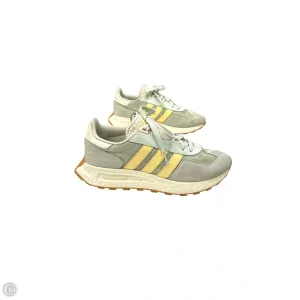 Shoes Athletic By Adidas In Green & Yellow, Size: 8.5