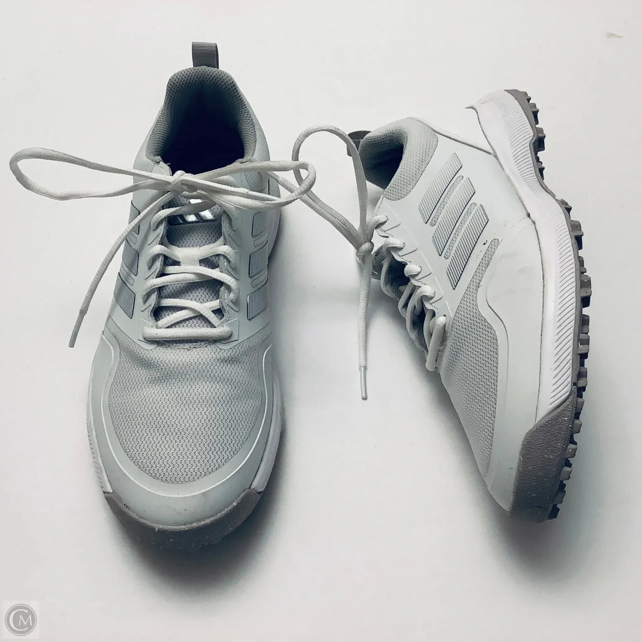 Shoes Athletic By Adidas In Grey, Size: 9