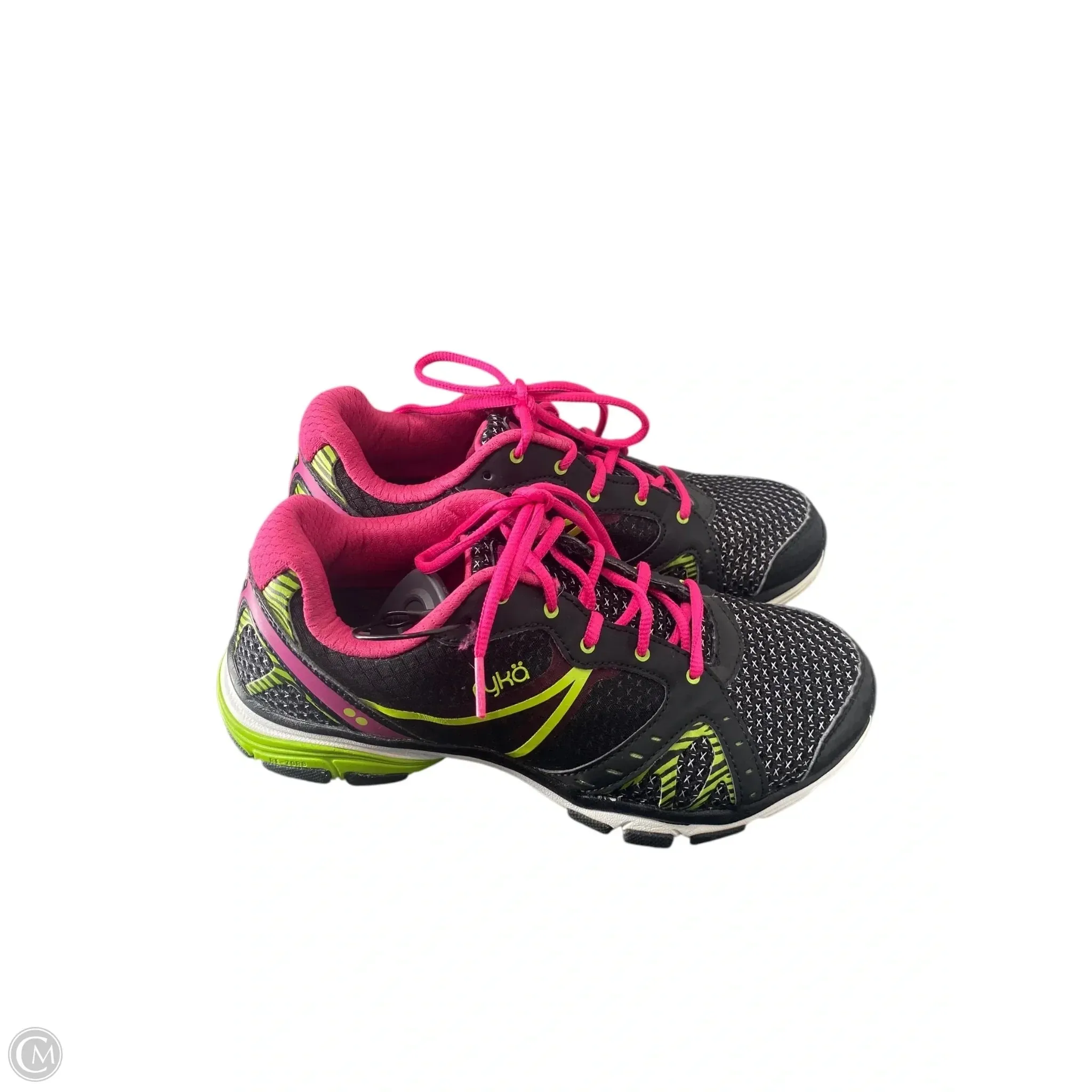 Shoes Athletic By Ryka In Black & Pink, Size: 7.5