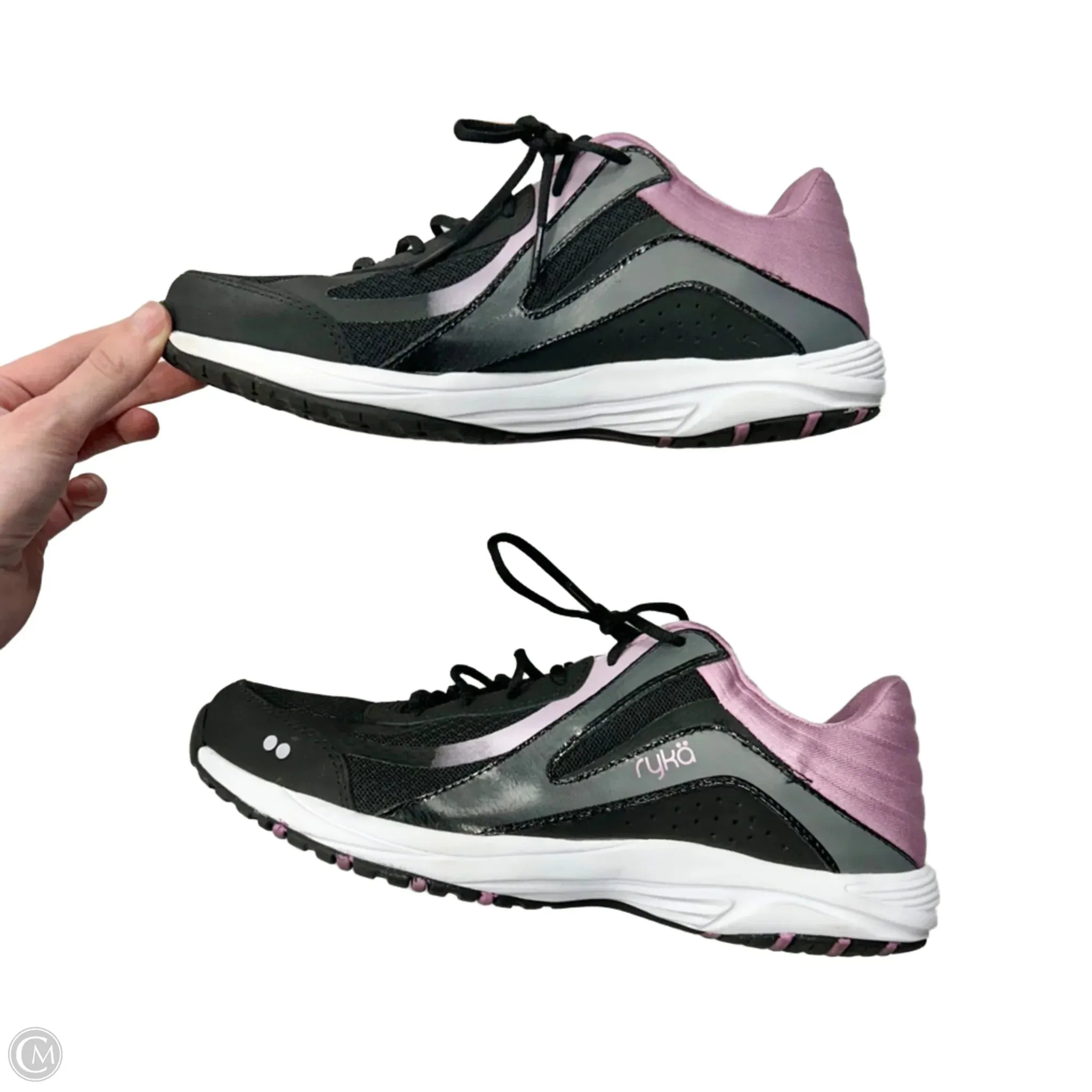 Shoes Athletic By Ryka In Black & Purple, Size: 8