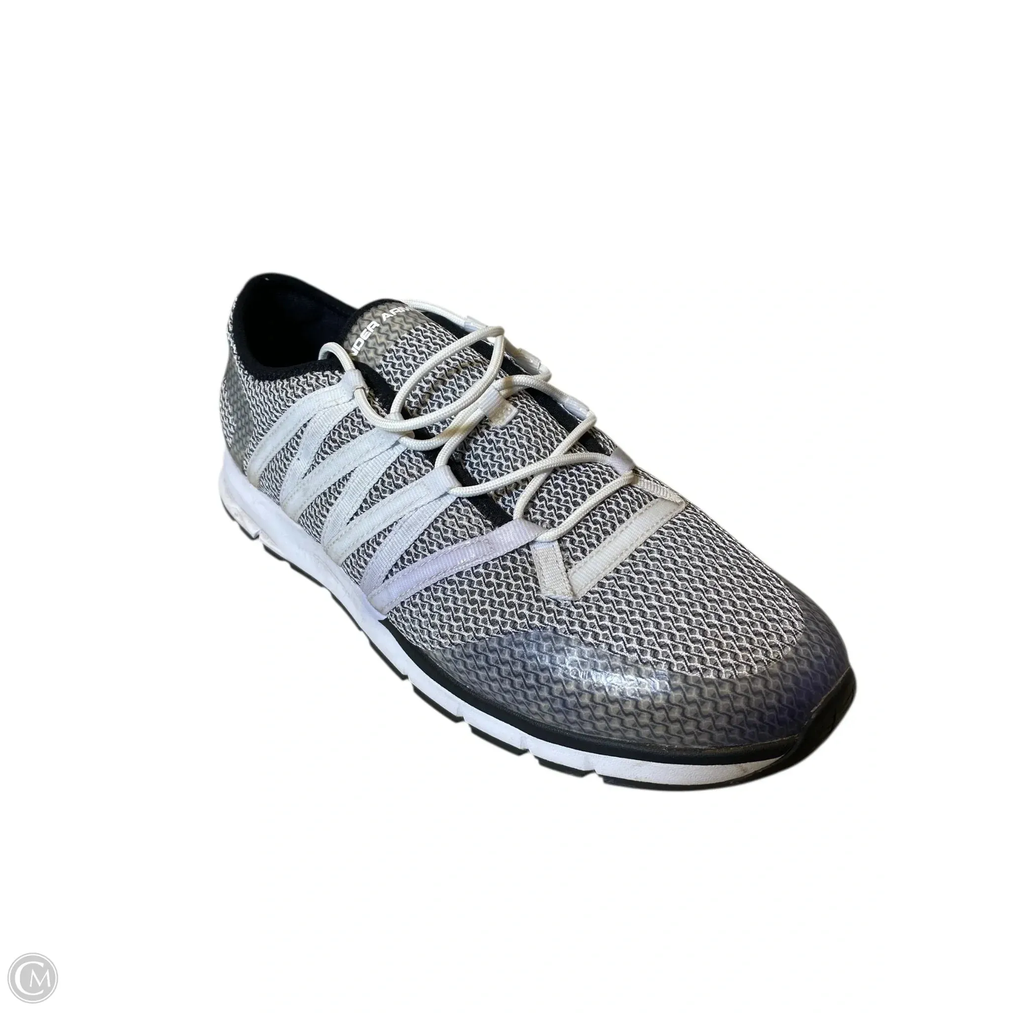 Shoes Athletic By Under Armour In Black & White, Size: 8.5