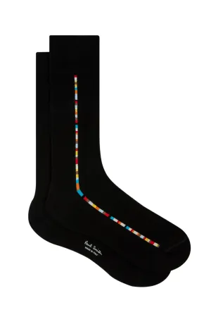 Signature Stripe Central Trim Socks