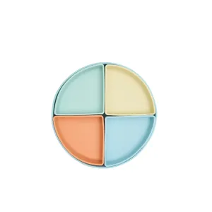 Silicone Plate with divider