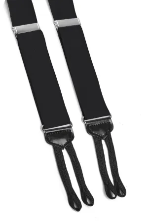 Silk Ribbed Suspenders
