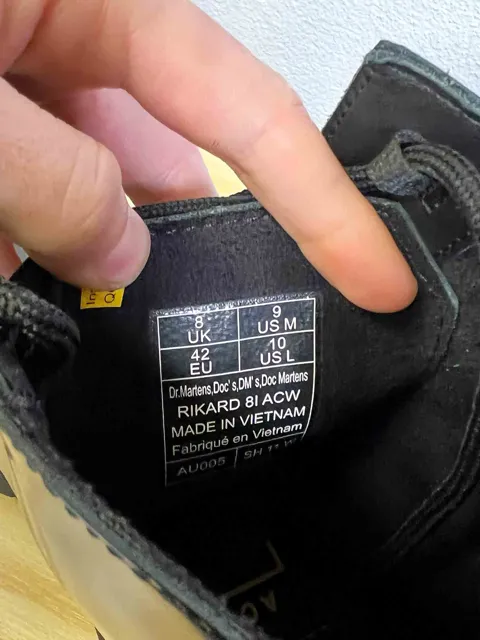 Size 40 | Dr. Martens x A-Cold-Wall Bex Neoteric 1460 Boots