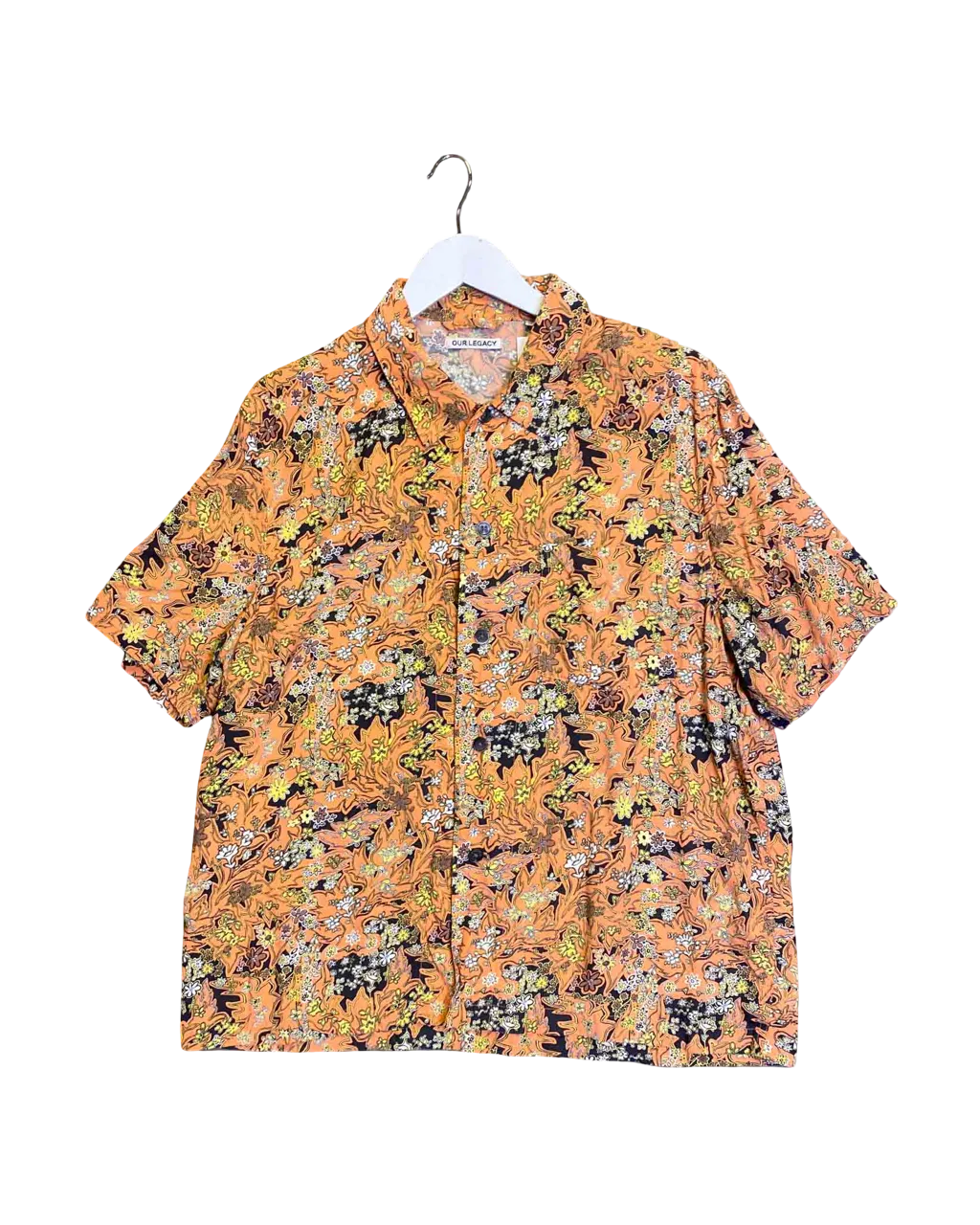 Size L | Our Legacy Boxy Plant Print Shirt