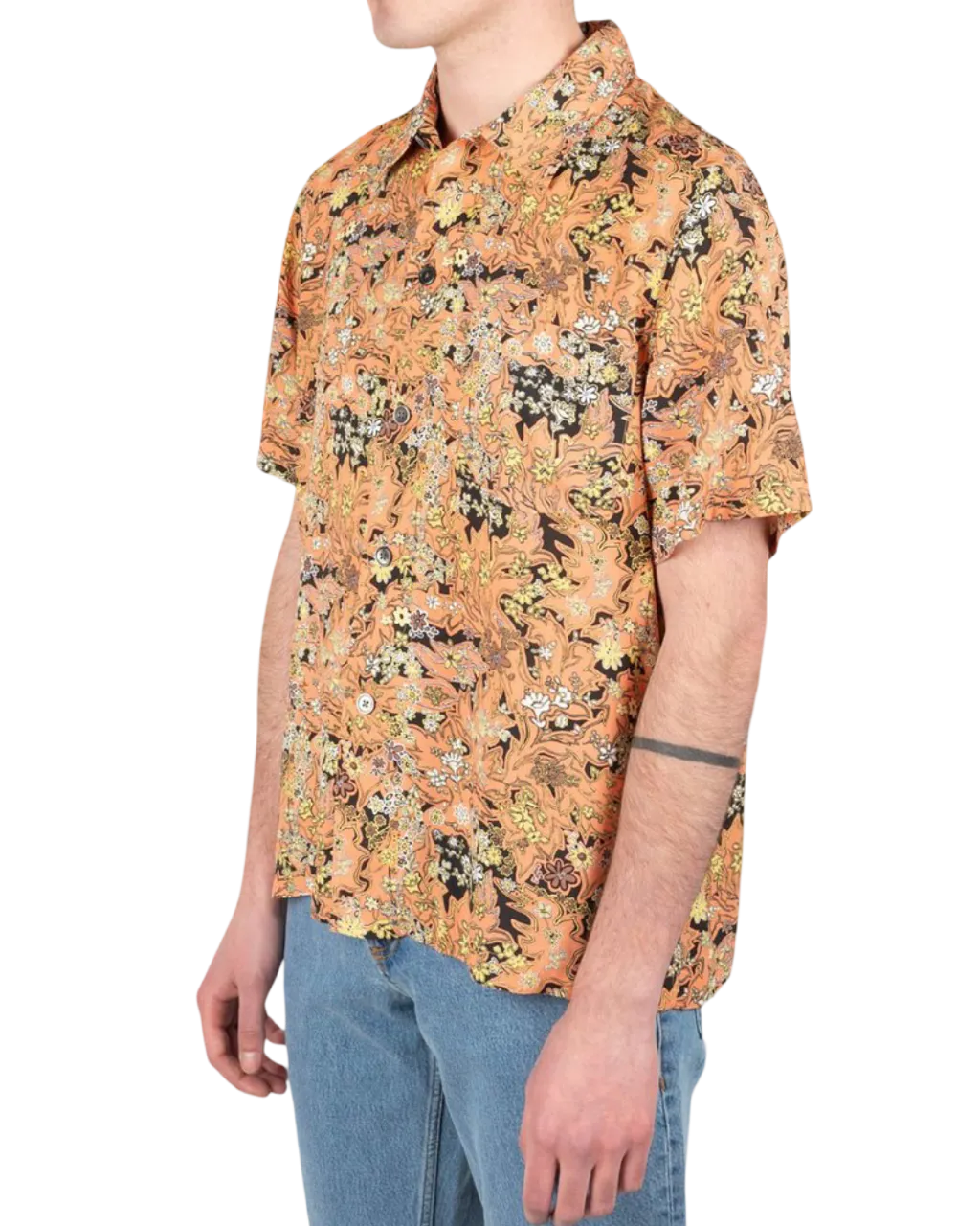 Size L | Our Legacy Boxy Plant Print Shirt
