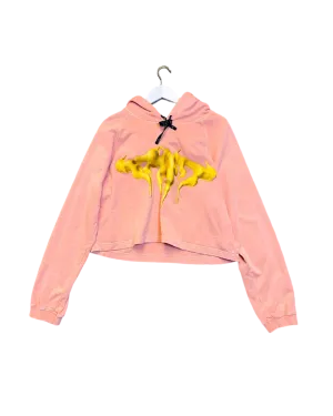 Size L | PAM Cropped Hooded Jumper