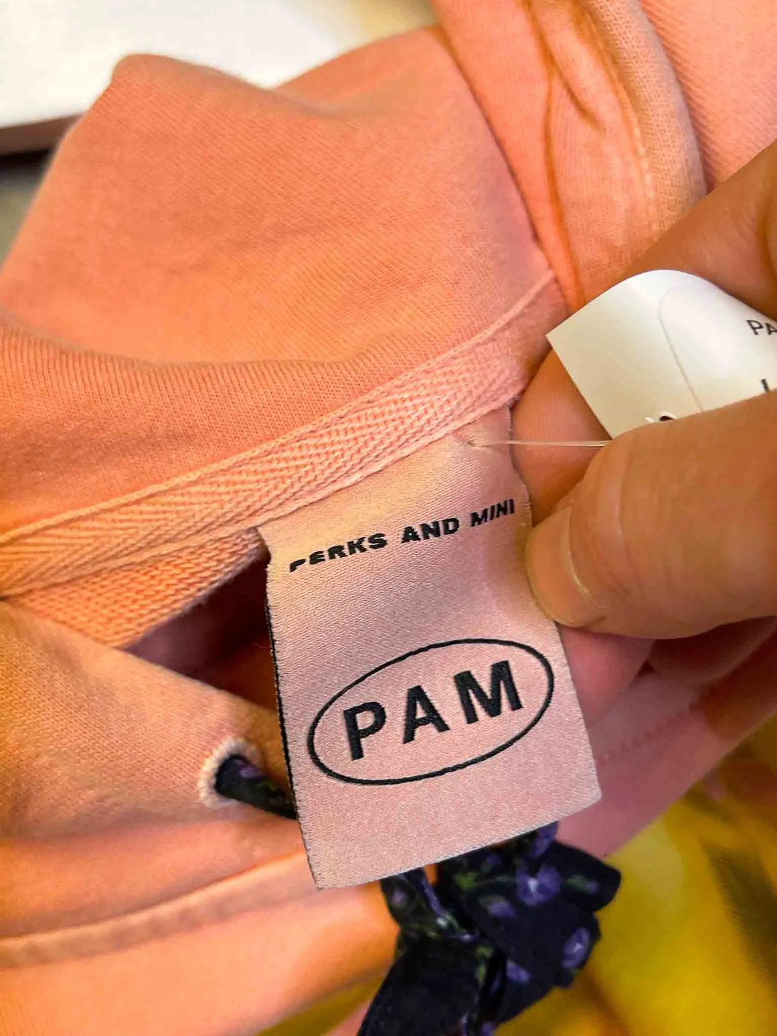 Size L | PAM Cropped Hooded Jumper