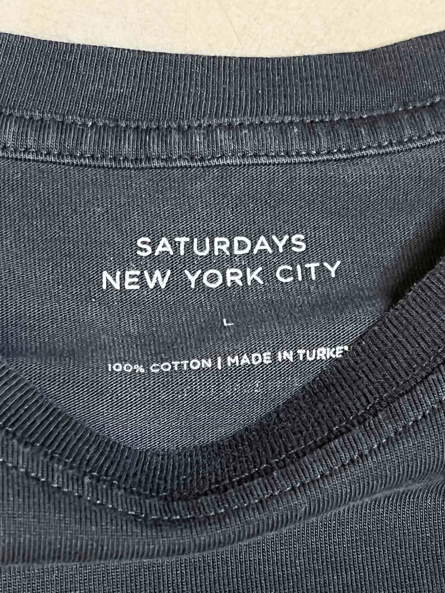 Size L | Saturdays NYC Patch T-shirt