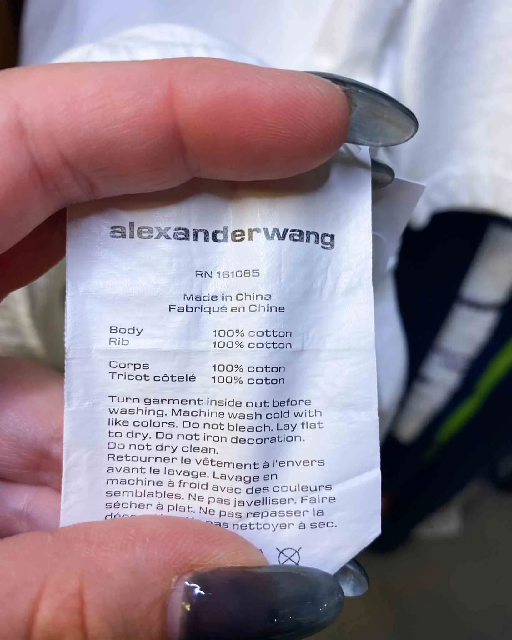 Size M | Alexander Wang Logo T-shirt