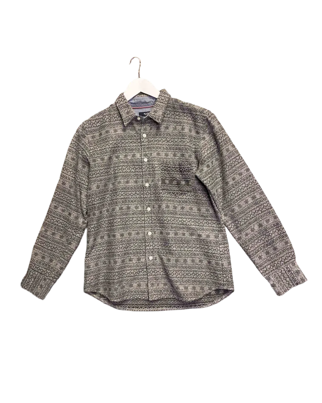 Size M | Beams Jacquard Knit Shirt