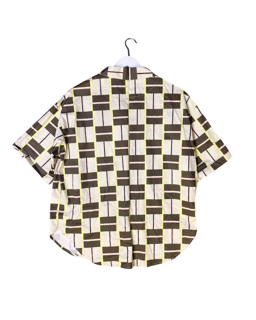 Size M | Kloke Geo Print Cotton Shirt
