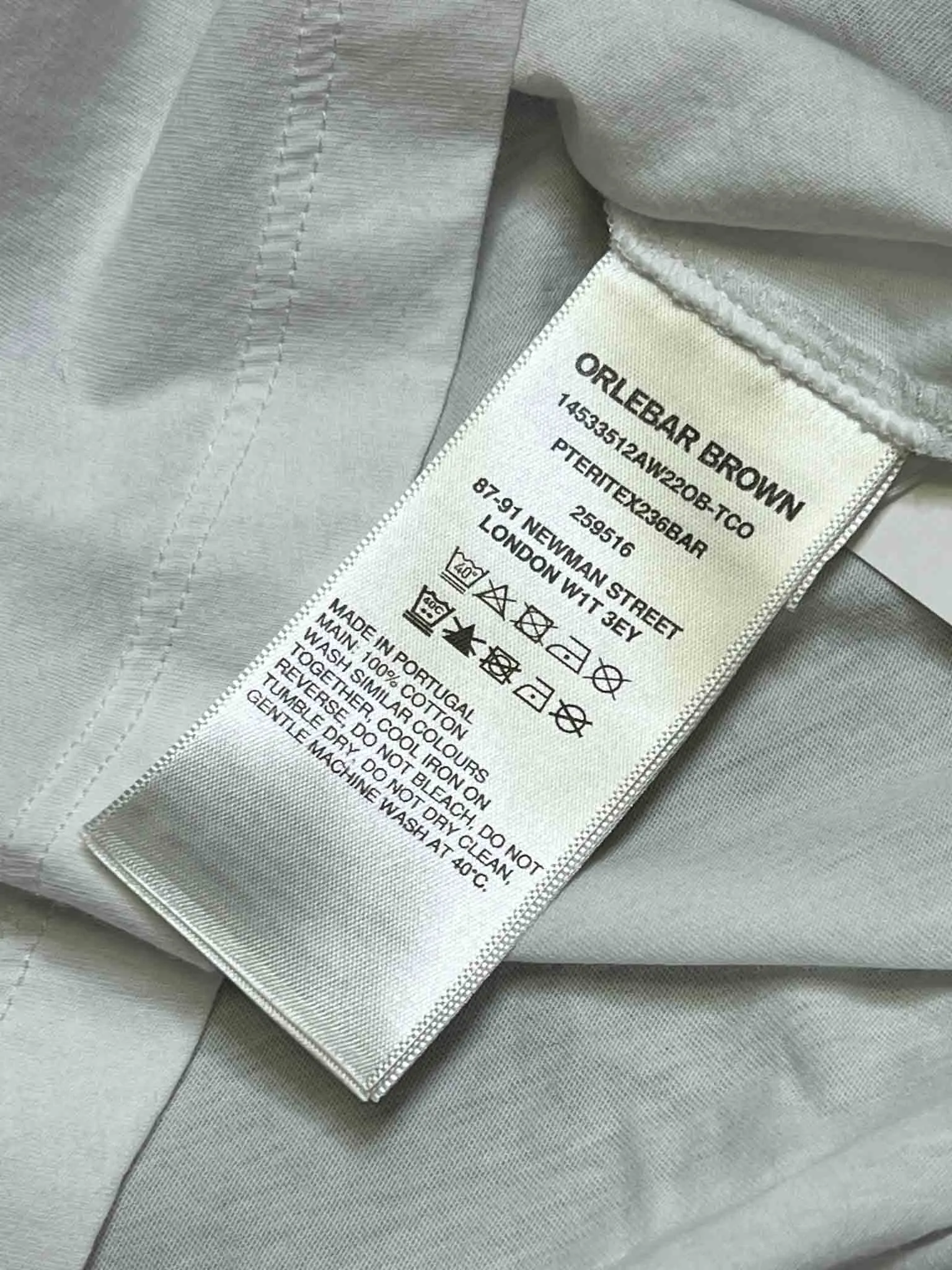 Size M | Orlebar Brown Plain T-shirt