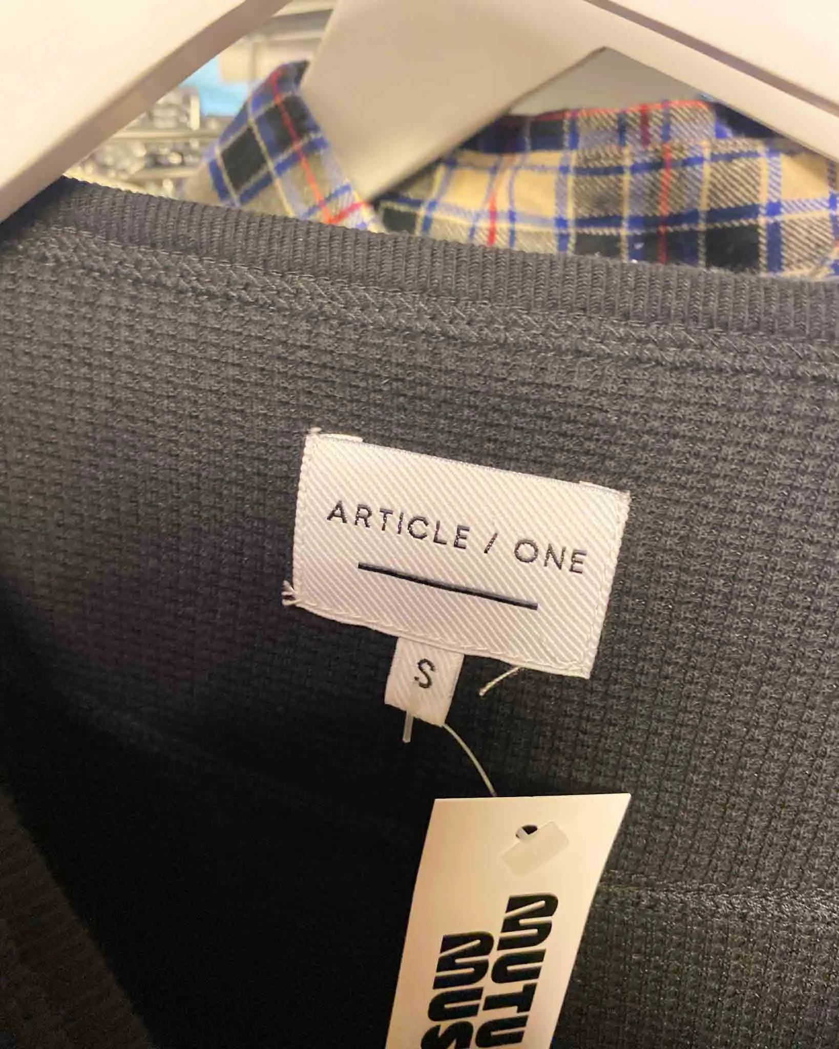 Size S | Article One Waffle Knit Long Sleeve T-Shirt