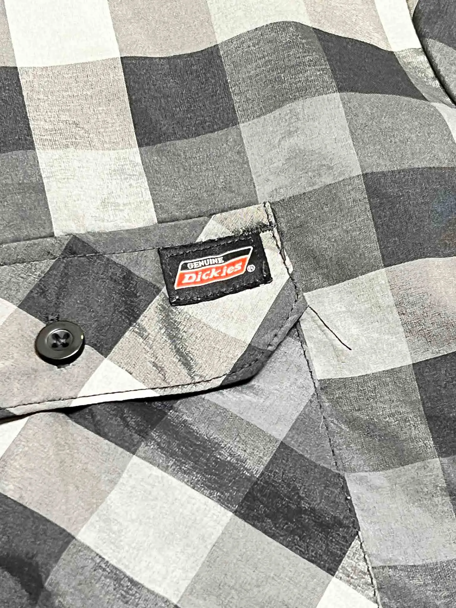 Size XL | Dickies Grey Check Shirt