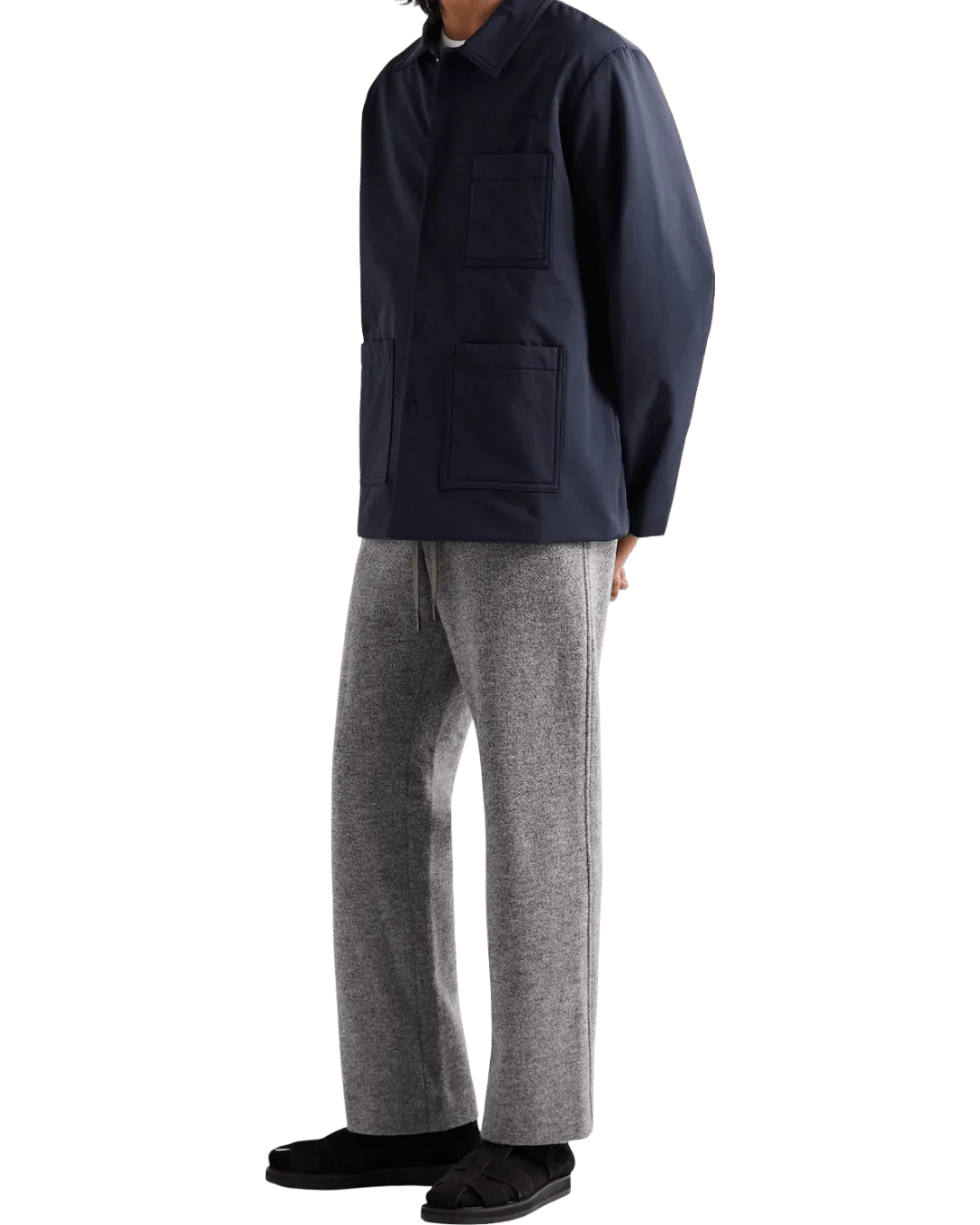 Size XL | Nanushka Kasen Padded Cotton-Blend Twill Shirt Jacket