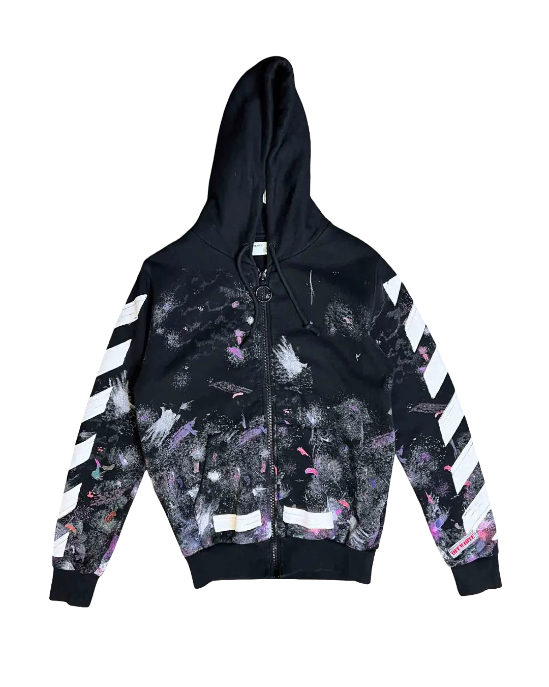 Size XS | Off-White Galaxy Brushed Zip-Up Hoodie