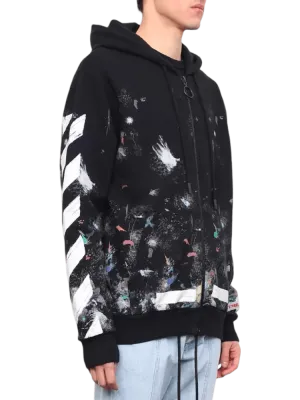 Size XS | Off-White Galaxy Brushed Zip-Up Hoodie