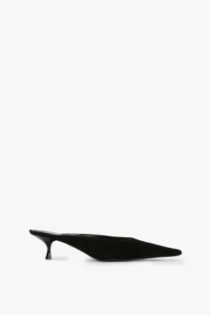 Sloan Mule In Black Suede Victoria Beckham