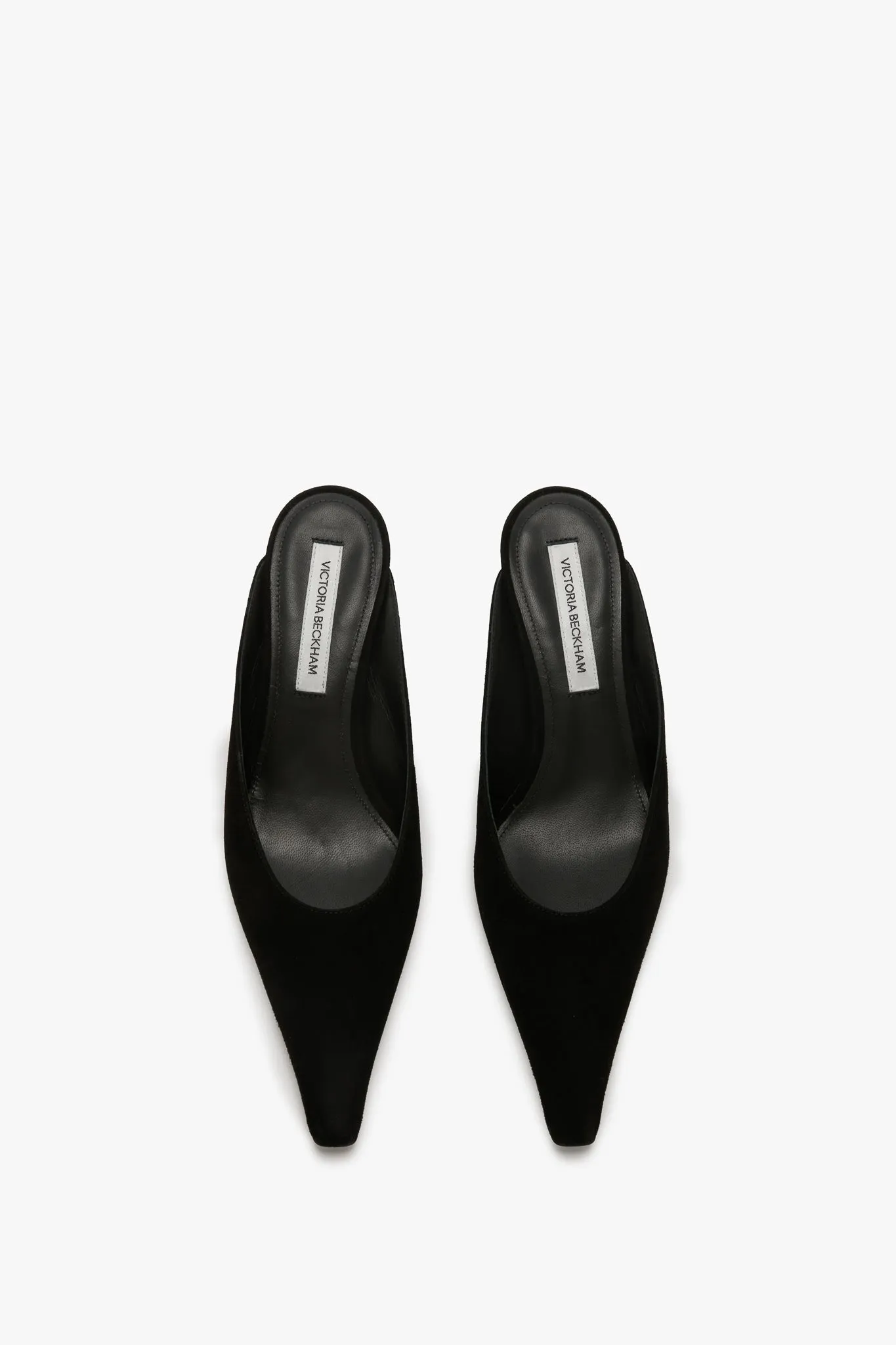 Sloan Mule In Black Suede Victoria Beckham
